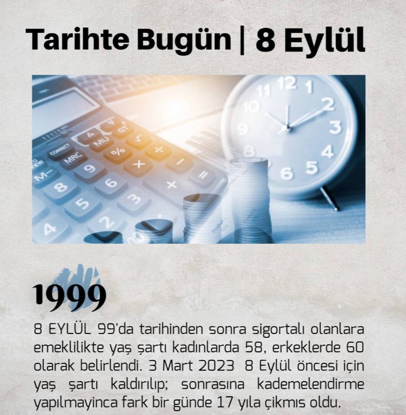 8 Eylül 1999 Sonrası Sigortalılar İçin Emeklilik Yaşı Kaç?